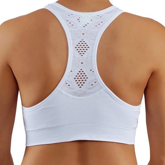 White push up sports bra add one cup size - Picture 2 of 2